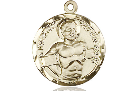 14kt Gold Dismas Medal