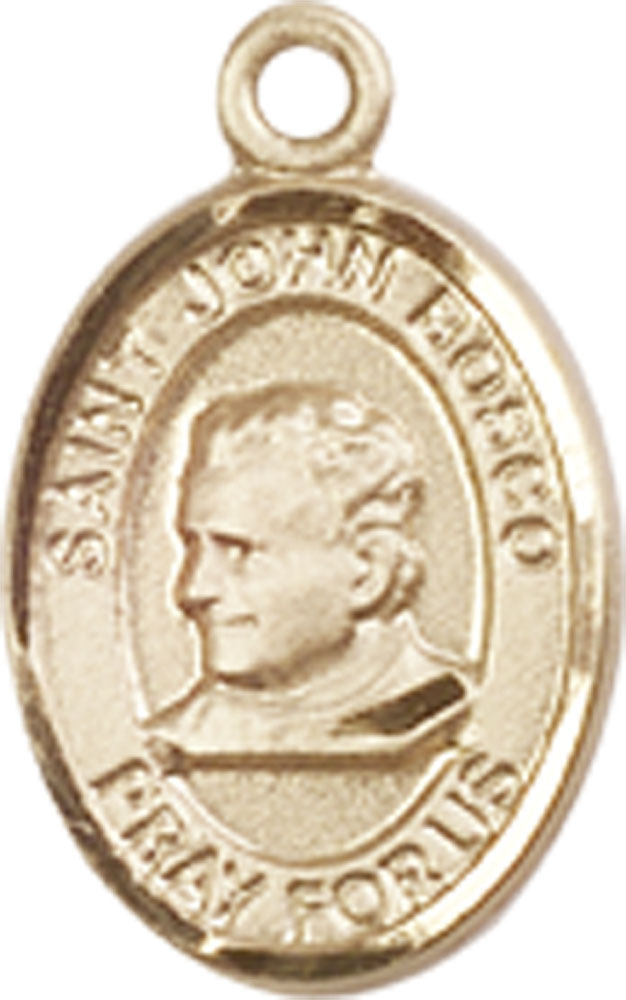 14kt Gold Saint John Bosco Medal