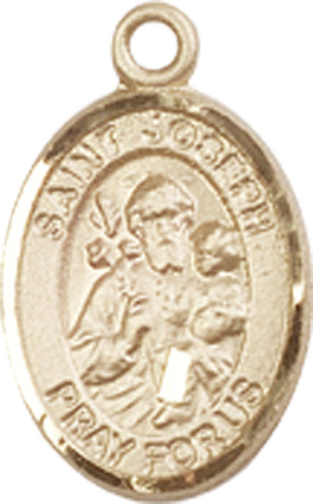 14kt Gold Saint Joseph Medal
