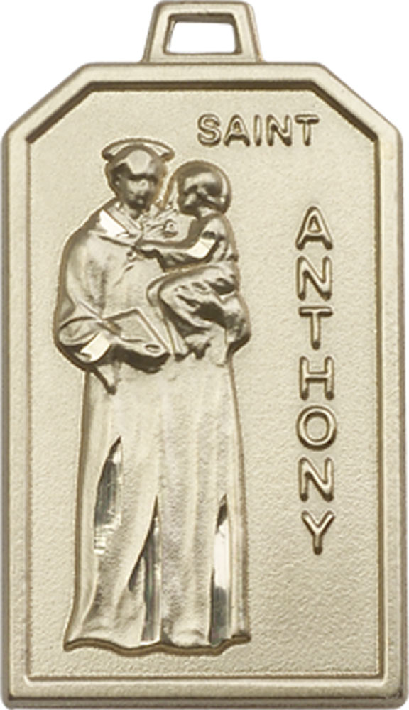 14kt Gold Saint Anthony Medal