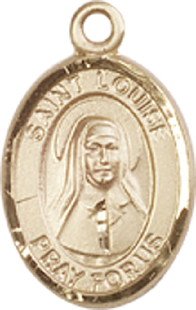 14kt Gold Saint Louise de Marillac Medal