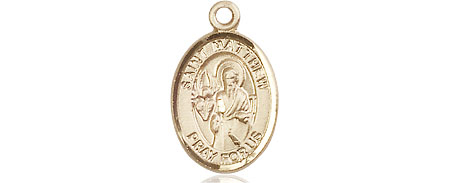 14kt Gold Saint Matthew the Apostle Medal