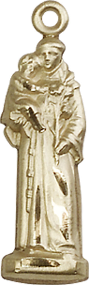 14kt Gold Saint Anthony Medal