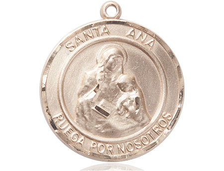14kt Gold Santa Ana Medal