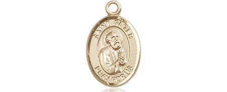 14kt Gold Saint Peter the Apostle Medal