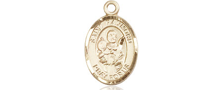14kt Gold Saint Raymond Nonnatus Medal