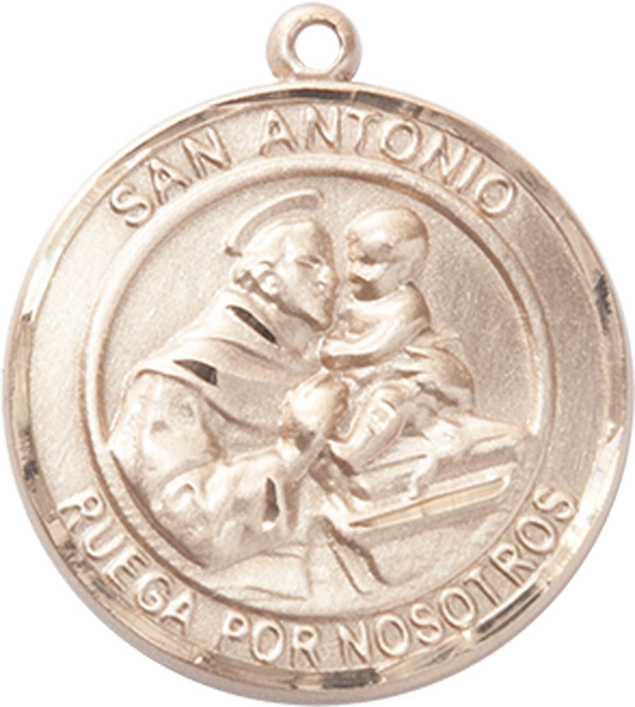 14kt Gold San Antonio Medal