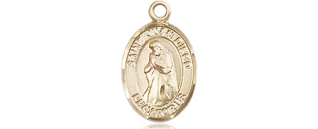 14kt Gold Saint Juan Diego Medal