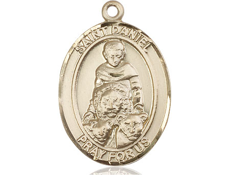 14kt Gold Saint Daniel Medal
