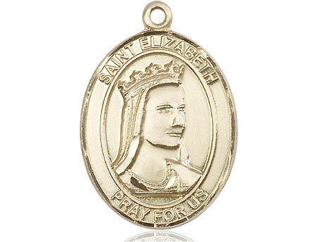 14kt Gold Saint Elizabeth of Hungary Medal