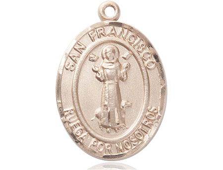 14kt Gold San Francis Medal