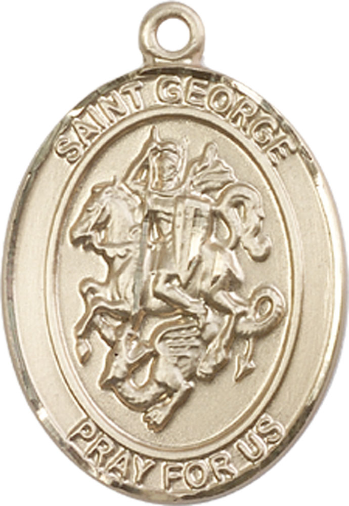 14kt Gold Saint George Medal