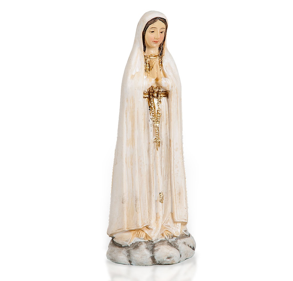 4&quot; Cold Cast Resin Hand Painted Statue of Our Lady of Fatima