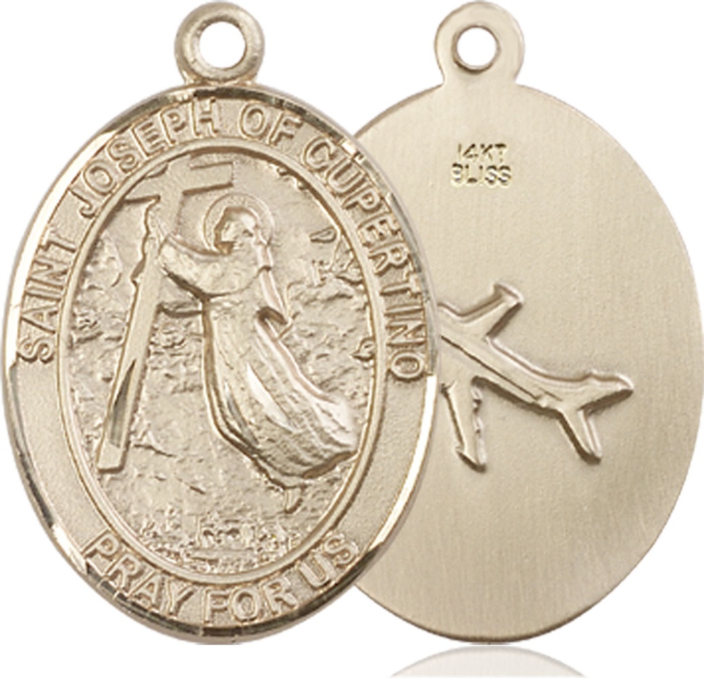 14kt Gold Saint Joseph of Cupertino Medal