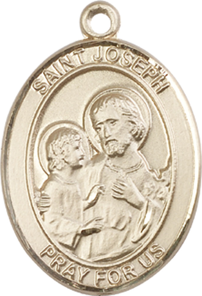 14kt Gold Saint Joseph Medal