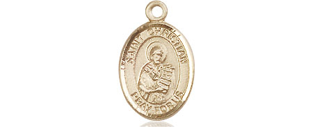 14kt Gold Saint Christian Demosthenes Medal