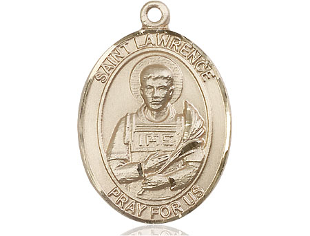 14kt Gold Saint Lawrence Medal
