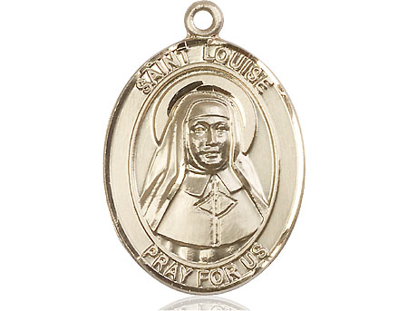 14kt Gold Saint Louise de Marillac Medal