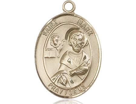 14kt Gold Saint Mark the Evangelist Medal