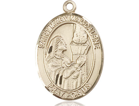 14kt Gold Saint Mary Magdalene Medal