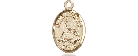 14kt Gold Mater Dolorosa Medal