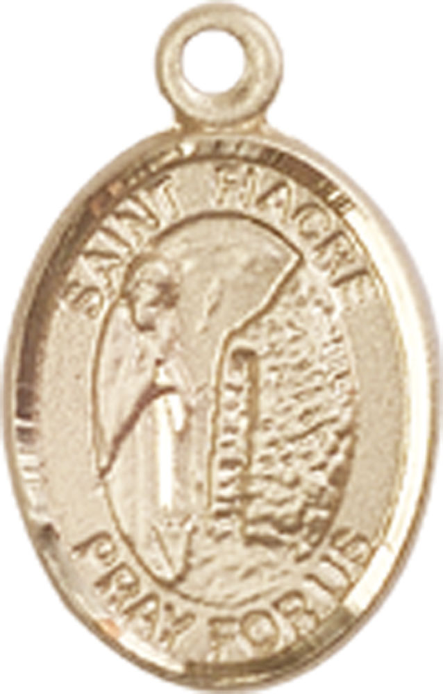 14kt Gold Saint Fiacre Medal