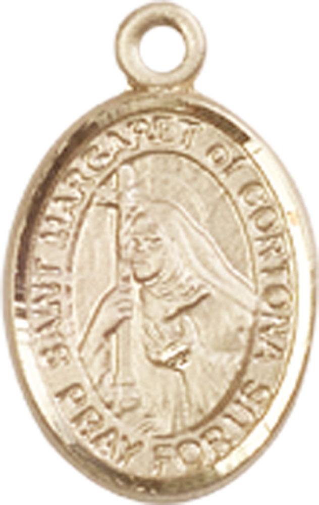 14kt Gold Saint Margaret of Cortona Medal