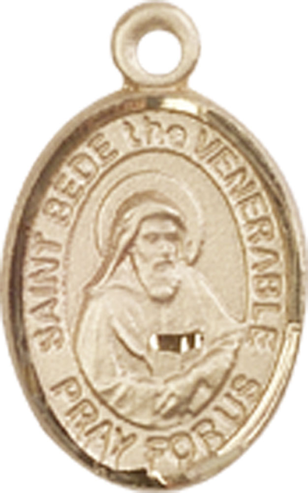 14kt Gold Saint Bede the Venerable Medal