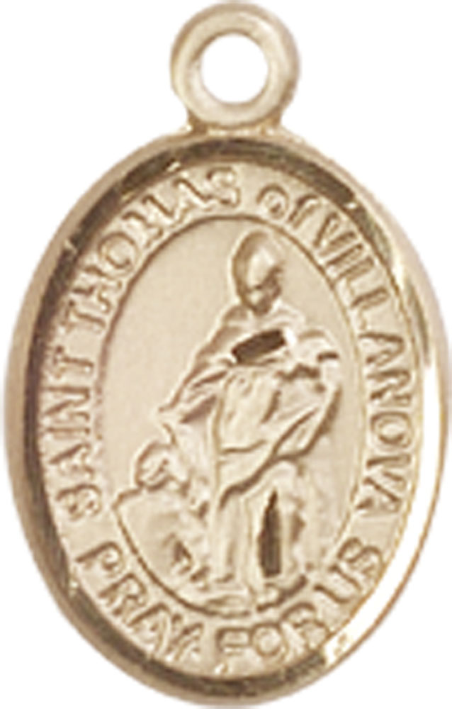 14kt Gold Saint Thomas of Villanova Medal
