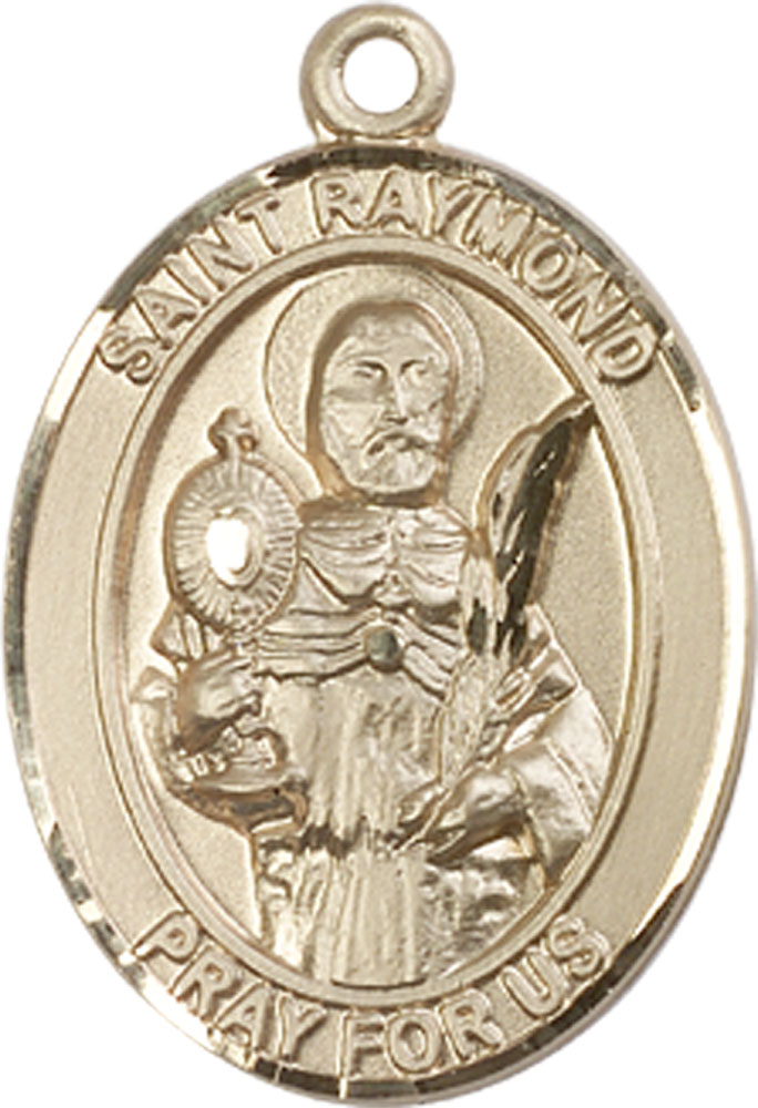 14kt Gold Saint Raymond Nonnatus Medal