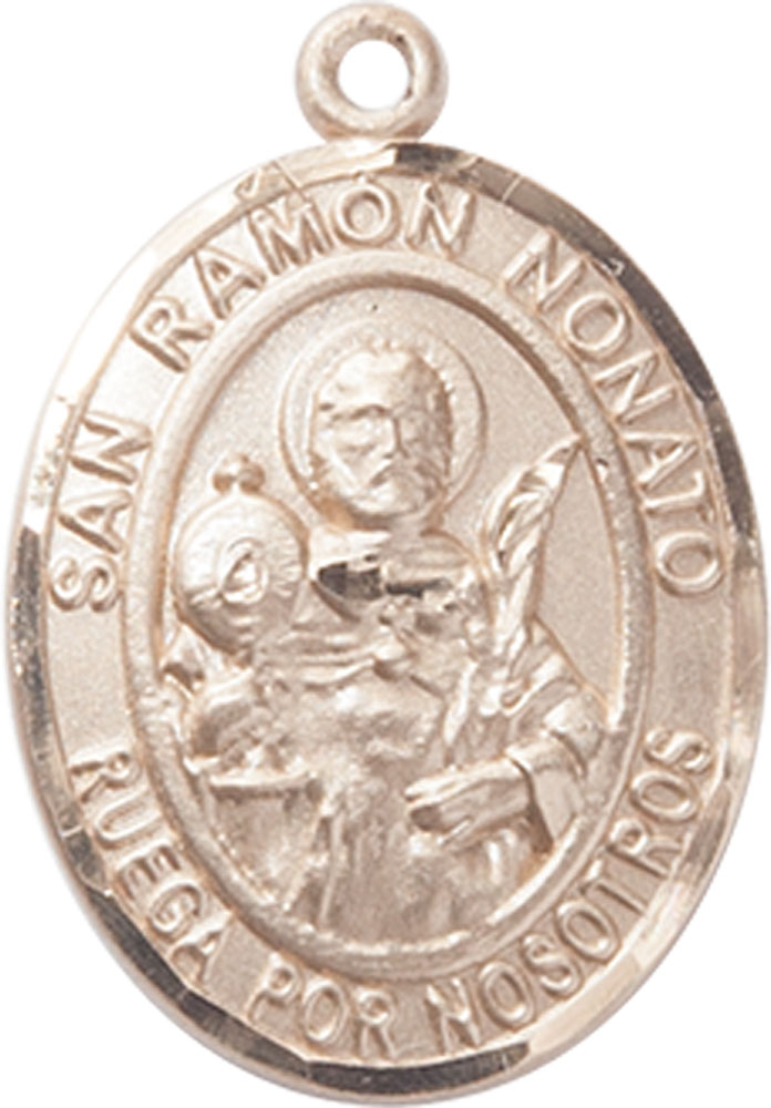 14kt Gold San Raymon Nonato Medal
