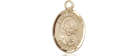 14kt Gold Saint Gianna Medal