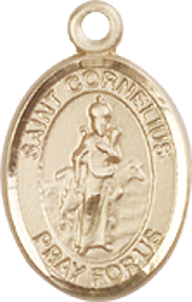 14kt Gold Saint Cornelius Medal