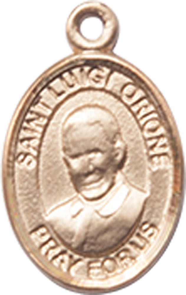 14kt Gold Saint Luigi Orione Medal