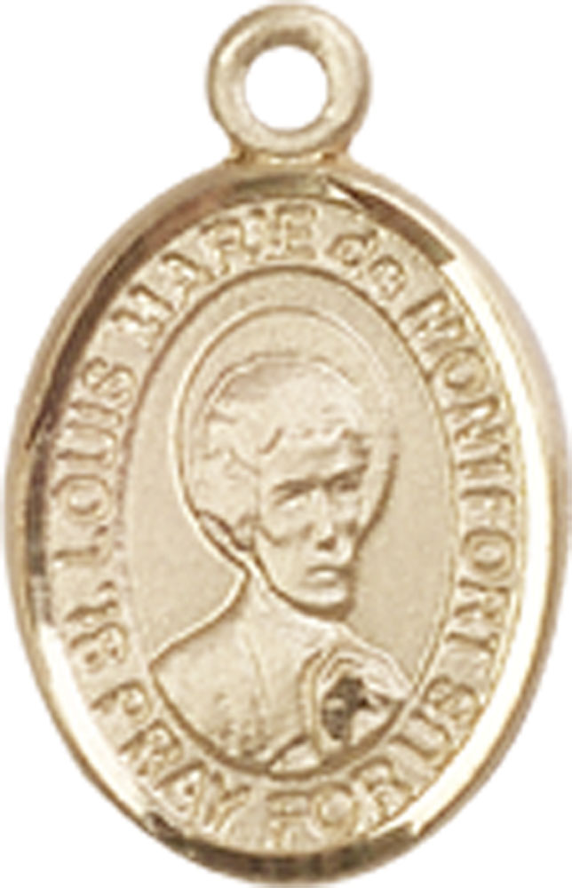 14kt Gold Saint Louis Marie de Montfort Medal
