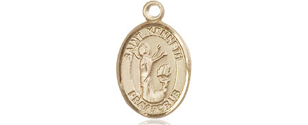 14kt Gold Saint Kenneth Medal