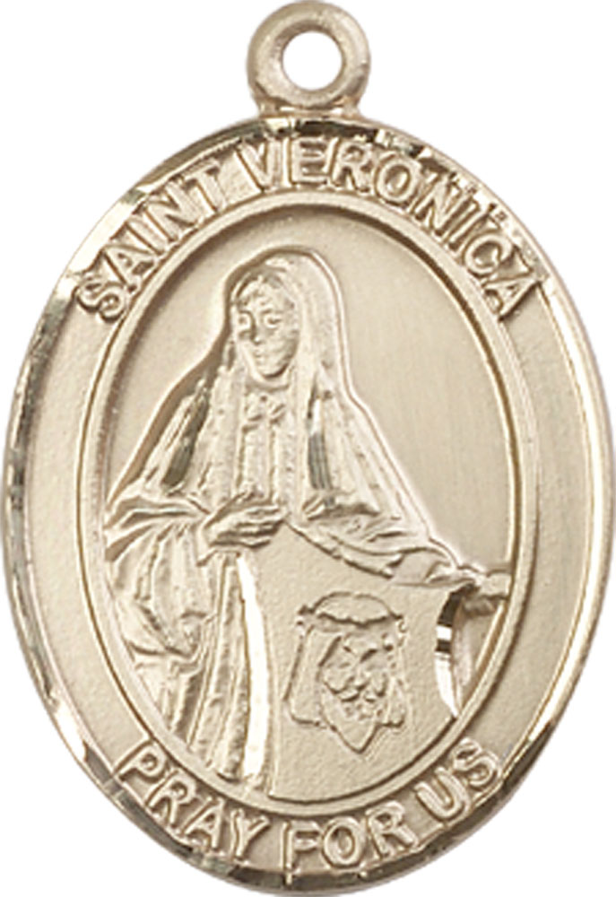 14kt Gold Saint Veronica Medal