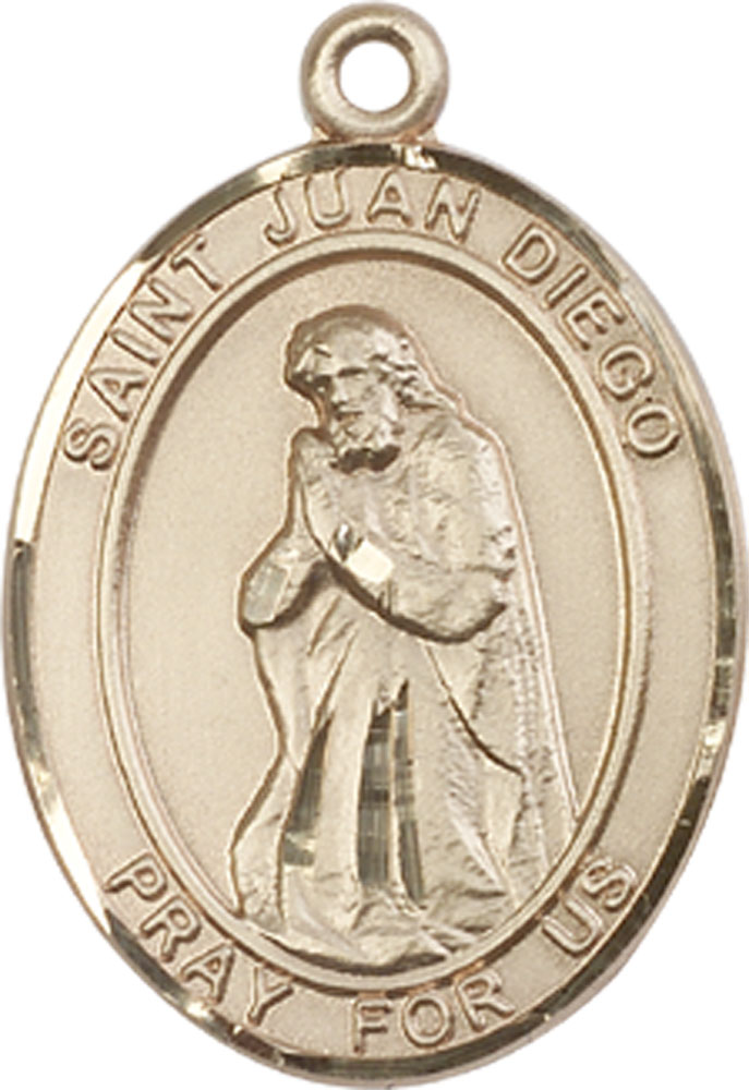 14kt Gold Saint Juan Diego Medal