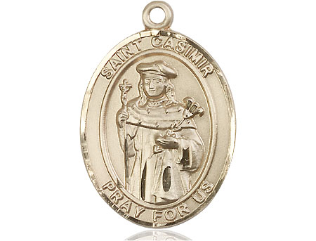 14kt Gold Saint Casimir of Poland Medal
