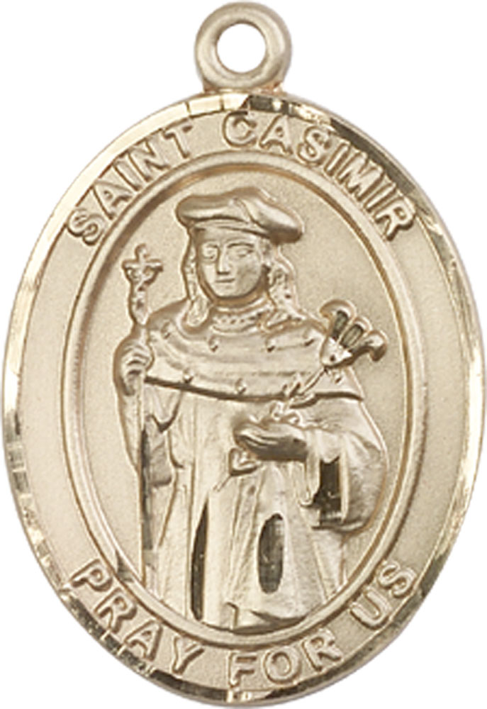14kt Gold Saint Casimir of Poland Medal