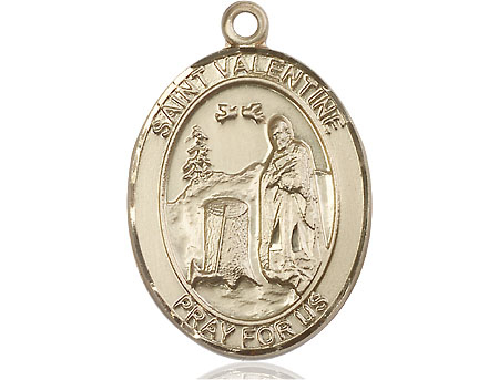 14kt Gold Saint Valentine of Rome Medal