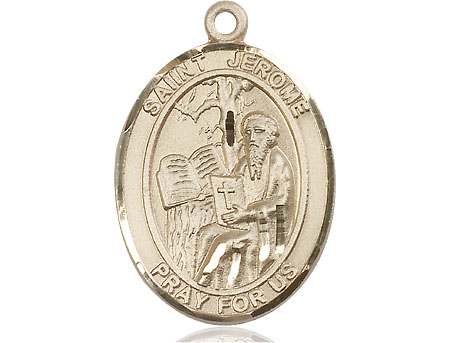 14kt Gold Saint Jerome Medal