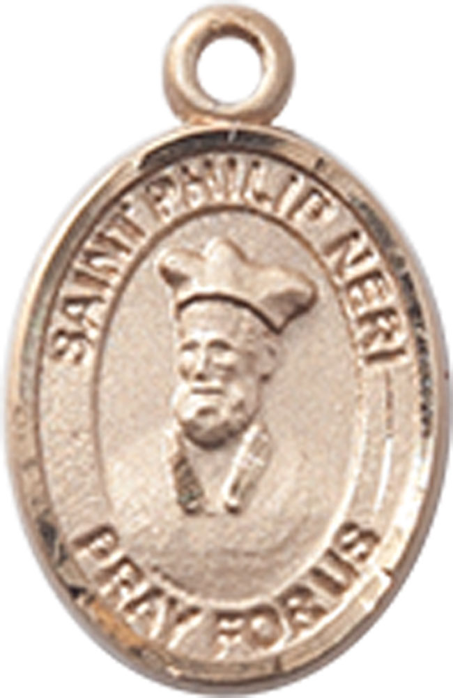 14kt Gold Saint Philip Neri Medal
