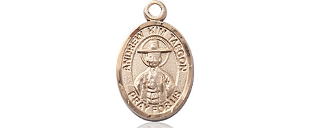 14kt Gold Saint Andrew Kim Taegon Medal
