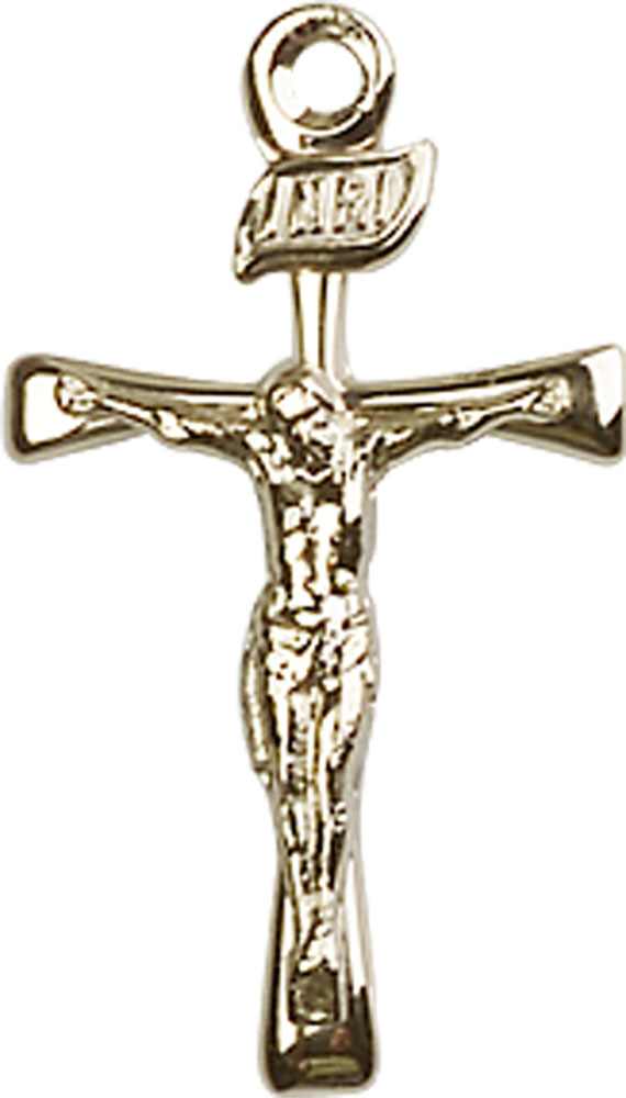 14kt Gold Filled Maltese Crucifix Medal - With Box