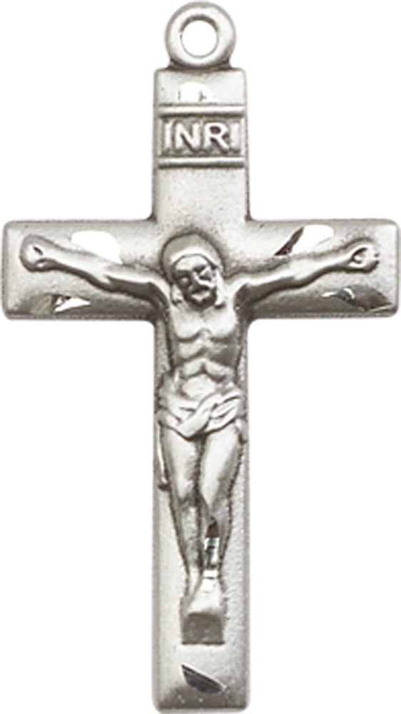 Sterling Silver Crucifix Medal
