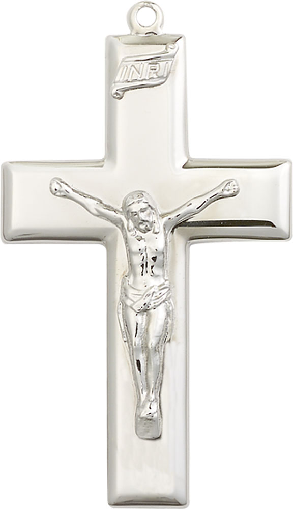 Sterling Silver Crucifix Medal