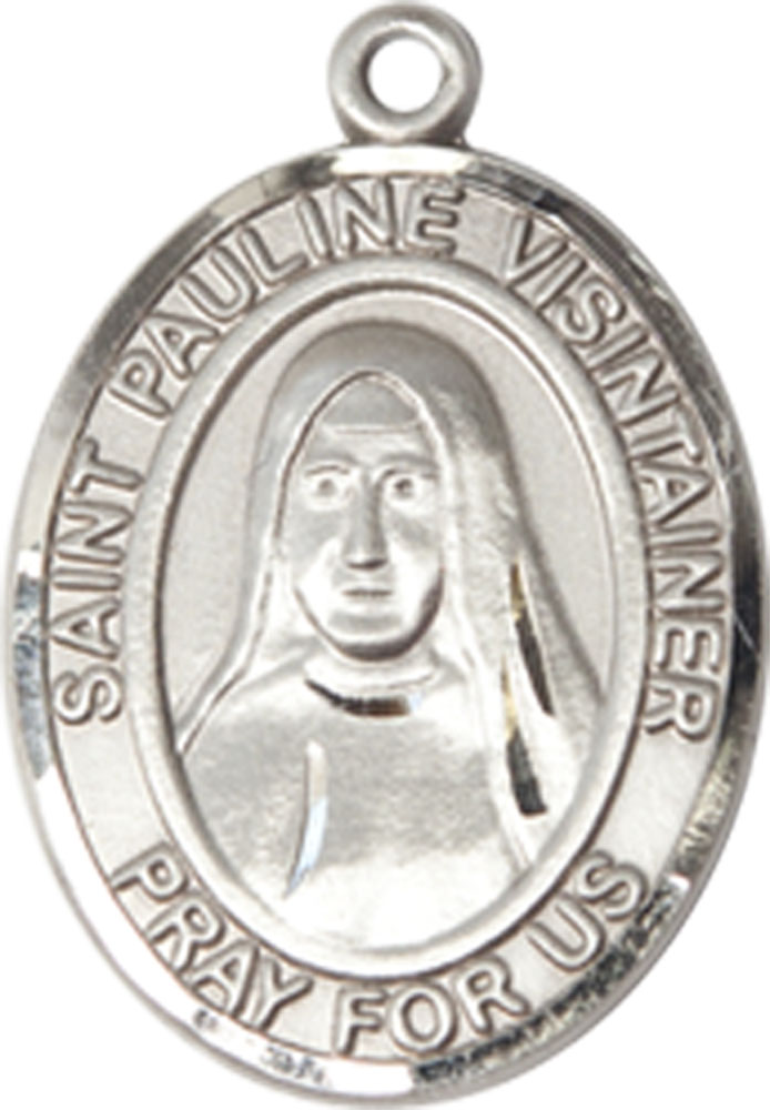Sterling Silver Saint Pauline Visintainer Medal