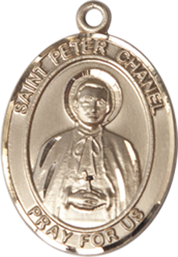 14kt Gold Filled Saint Peter Chanel Medal