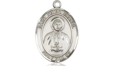 Sterling Silver Saint Peter Chanel Medal